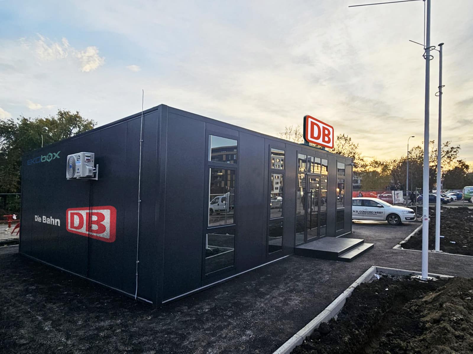 Containeranlage Deutscha Bahn