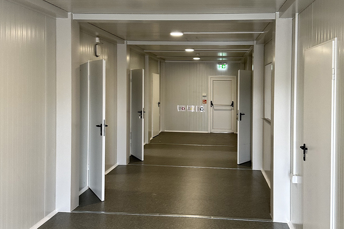 Containeranlage Innen