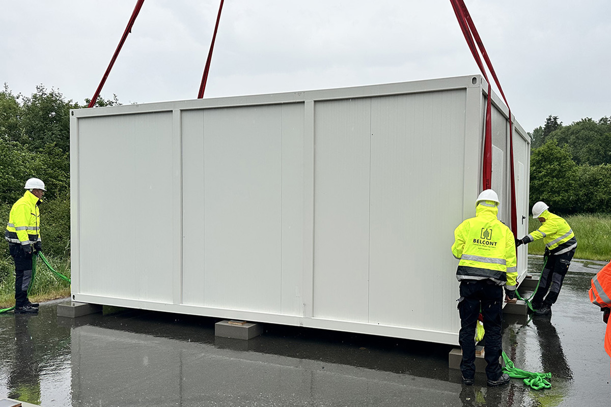 Containeranlage montage