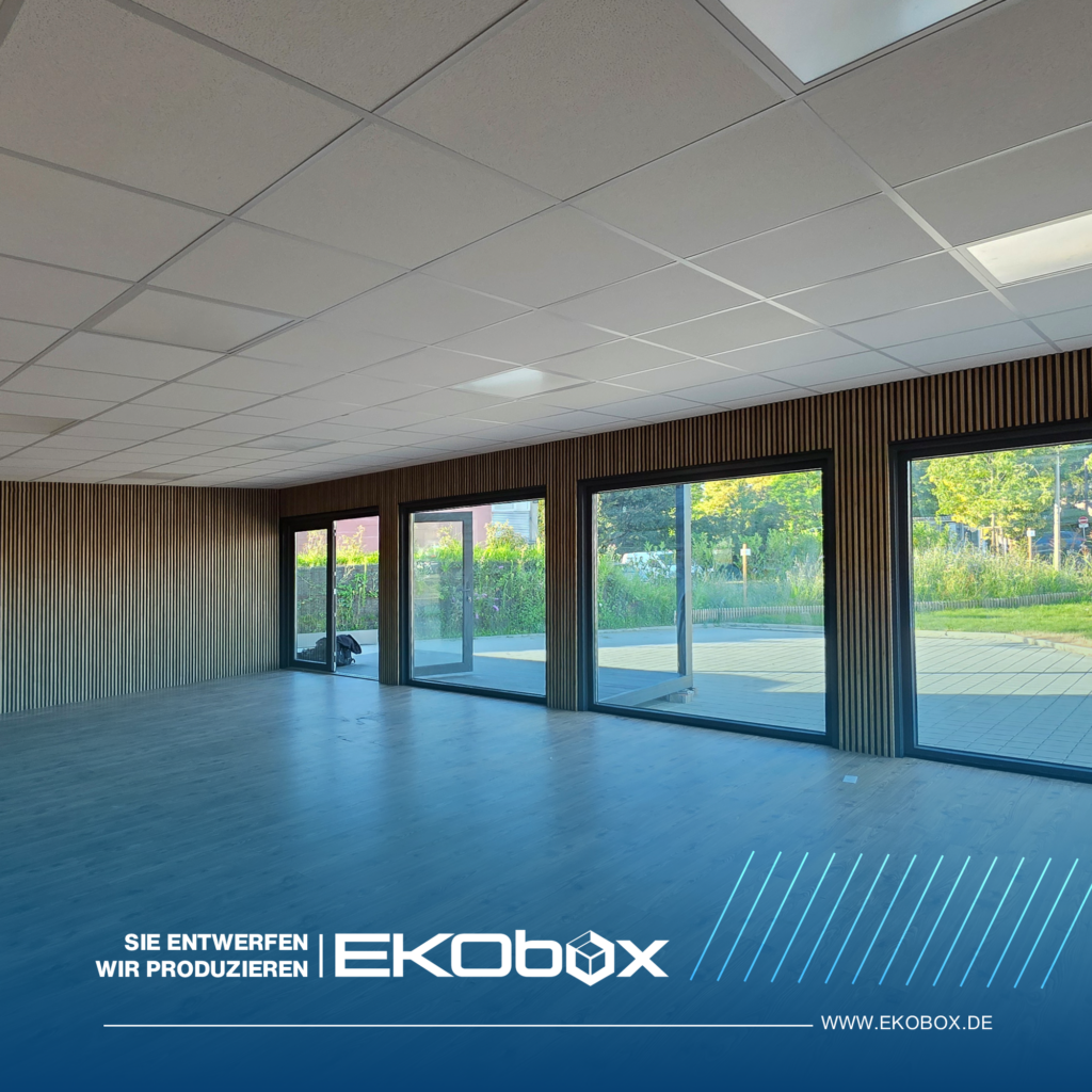 Innenraum Bürocontainer – Ausstattung